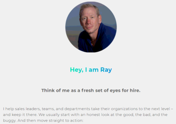 “Hey, I am Ray” - the second portrait